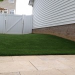 backyard artificial grass lawn